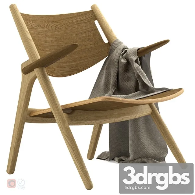 Carhansen CH28T Lounge Chair 3D Model Free
