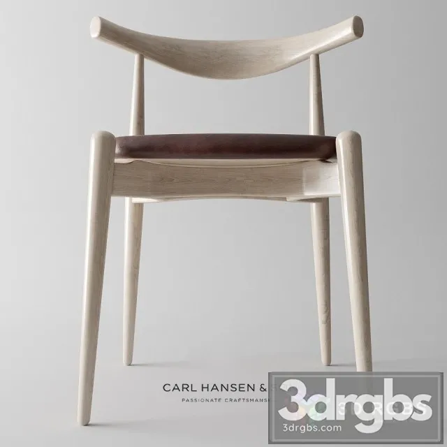 Carl Hansen CH20 Elbow Chair 3D Model Free