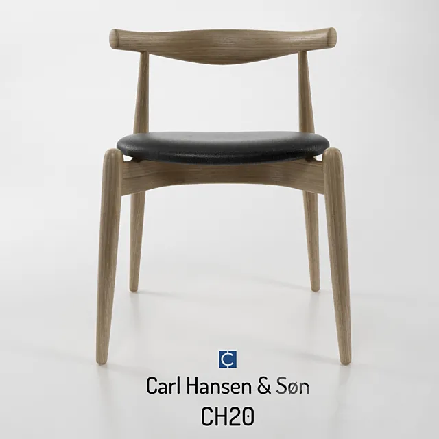 Carl Hansen & Son CH20 3D Model