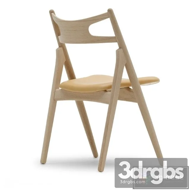 Carl Hansen Son CH29P Chair 3D Model Free