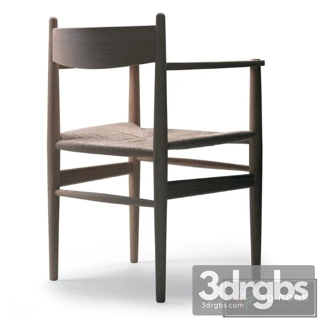 Carl Hansen Son CH37 Chair 3D Model Free