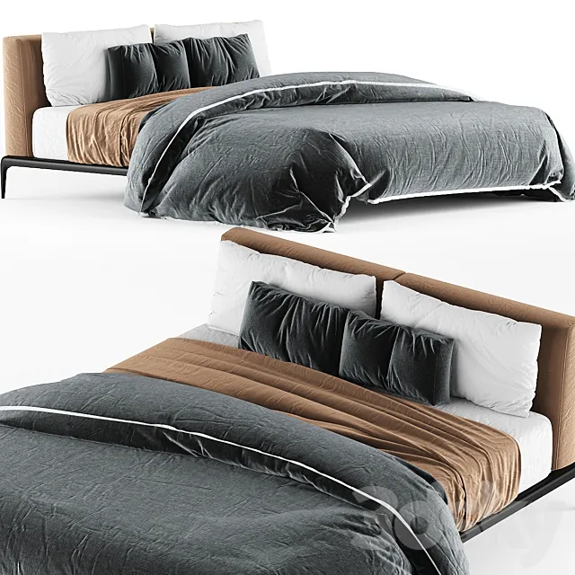 Carlo Colombo Poliform Park Bed 3DModel
