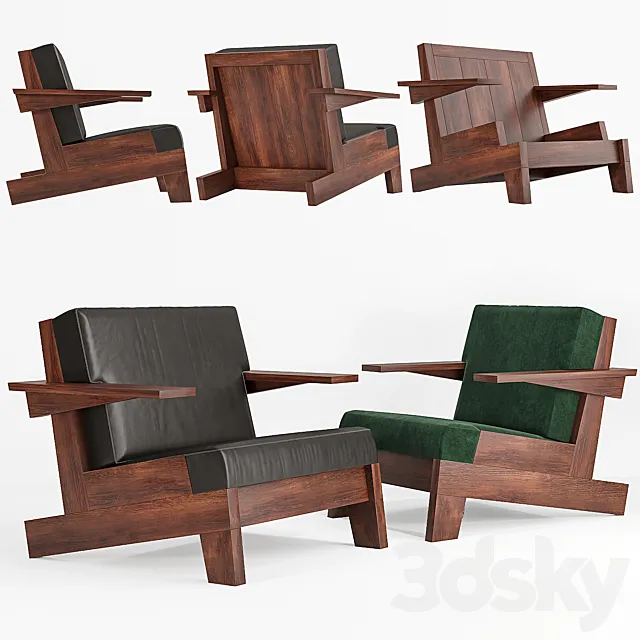Carlos Motta CJ1 armchair 3DModel