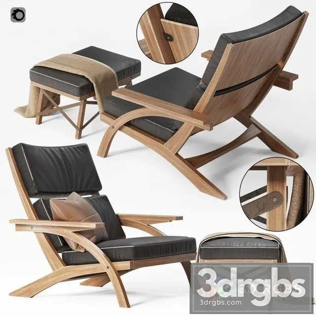 Carlos Motta Taguaba Armchair 3D Model Free