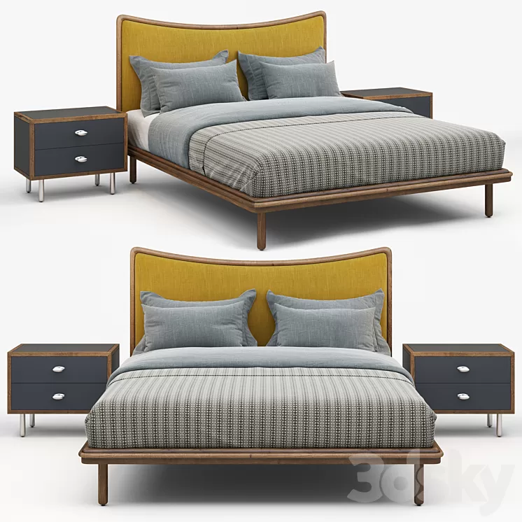 Carlton bed 3D Model