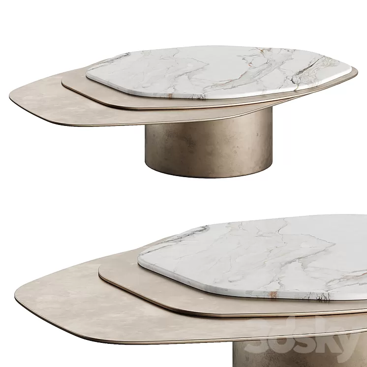 Carlycollective Epicure VII Coffee Table 3D Model Free