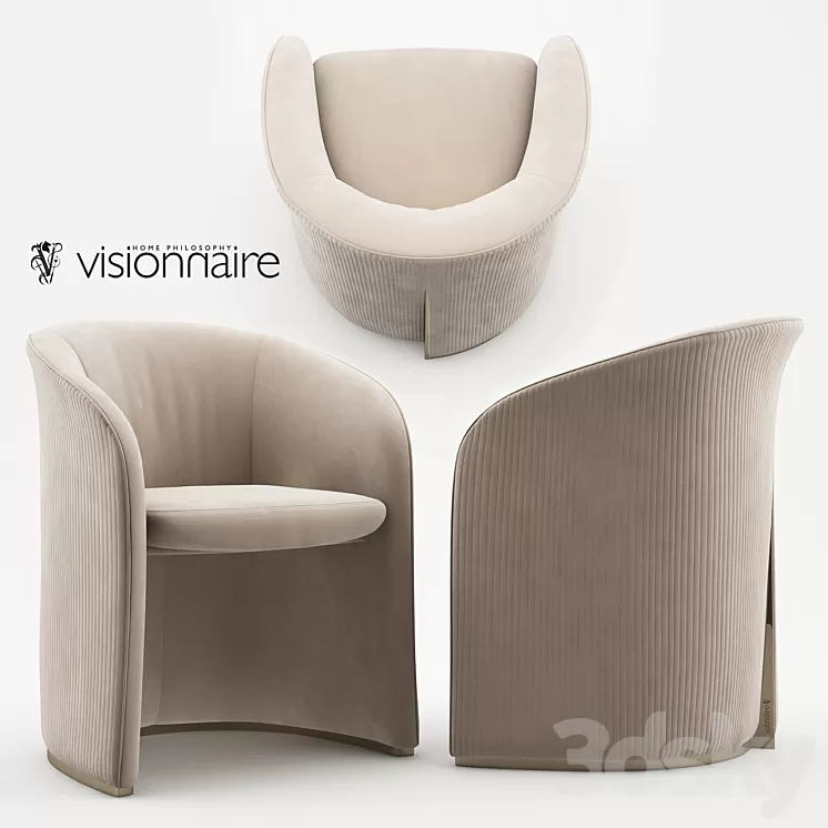 Carmen armchair - Visionnaire Home Philosophy 3D Model