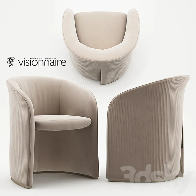 Carmen armchair - Visionnaire Home Philosophy 3DModel