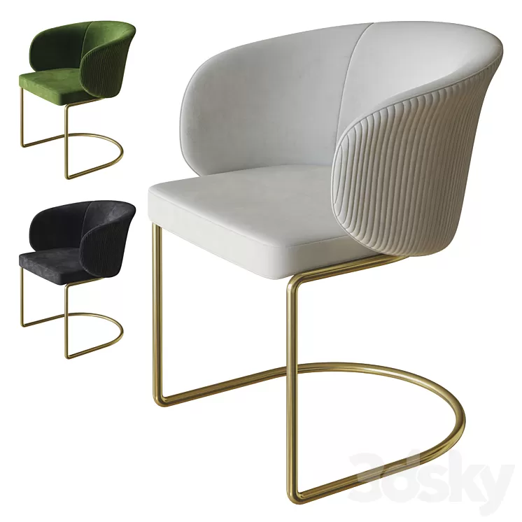 carmen chair by visionnaire 3D Model Free