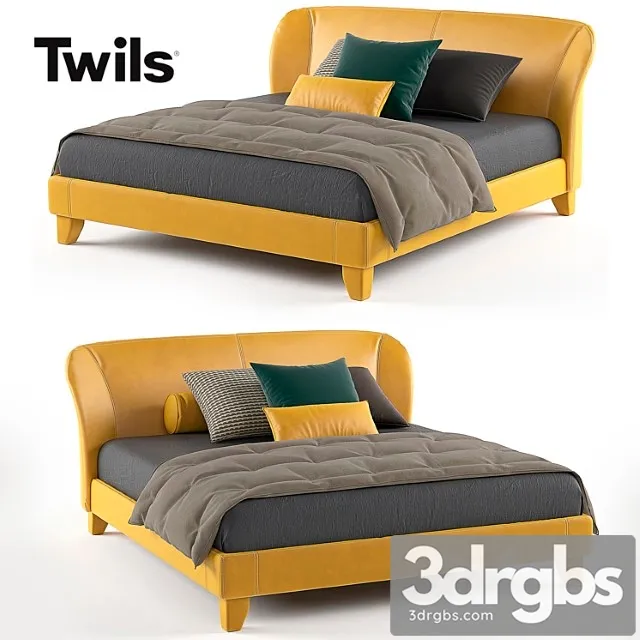 Carnaby Twills Bed 3D Model Free