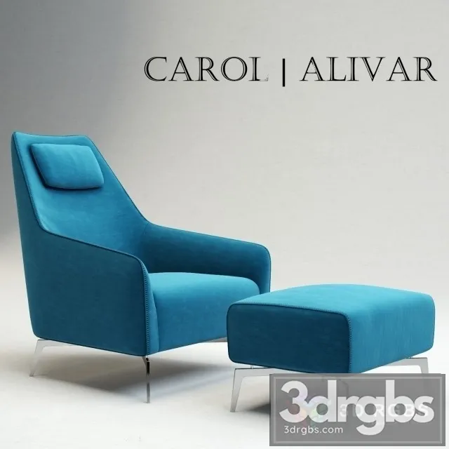 Carol Alivar Armchair 3D Model Free