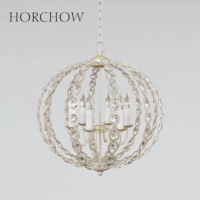 Caroline Chandelier 6-Light Pendant 3DModel