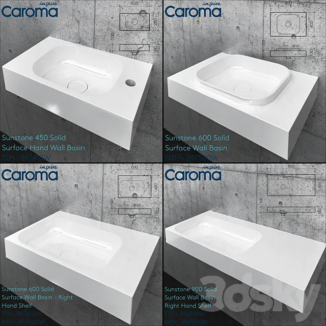 Caroma sunstone collection 3DModel