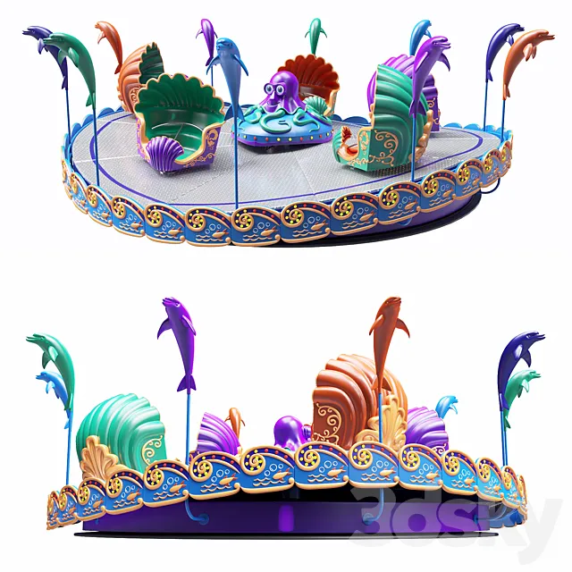 Carousel 3D Model