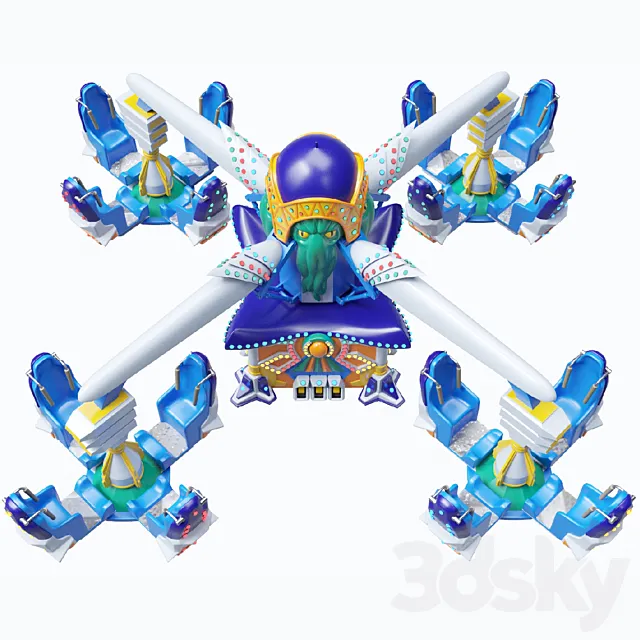 Carousel 3D Model