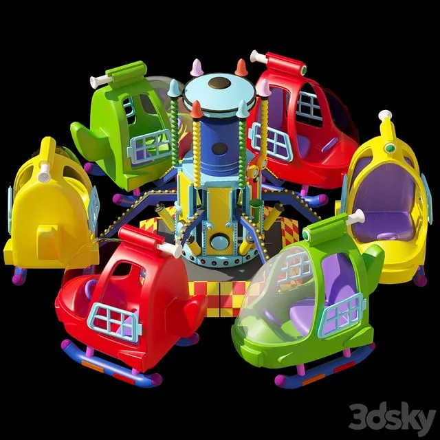 Carousel 3D Model