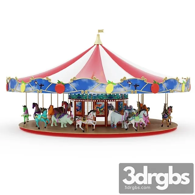 Carousel 3D Model Free