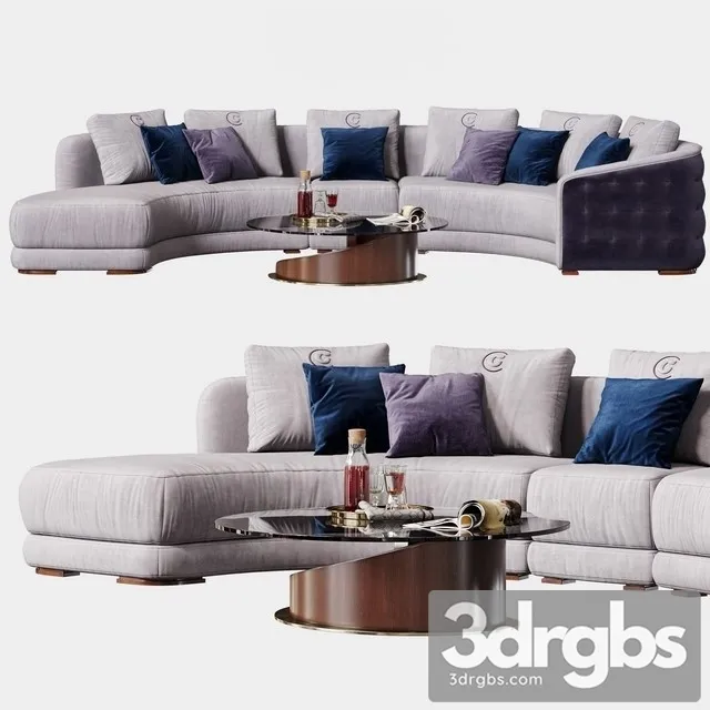 Carpanelli ContemporaiSofa 3D Model Free