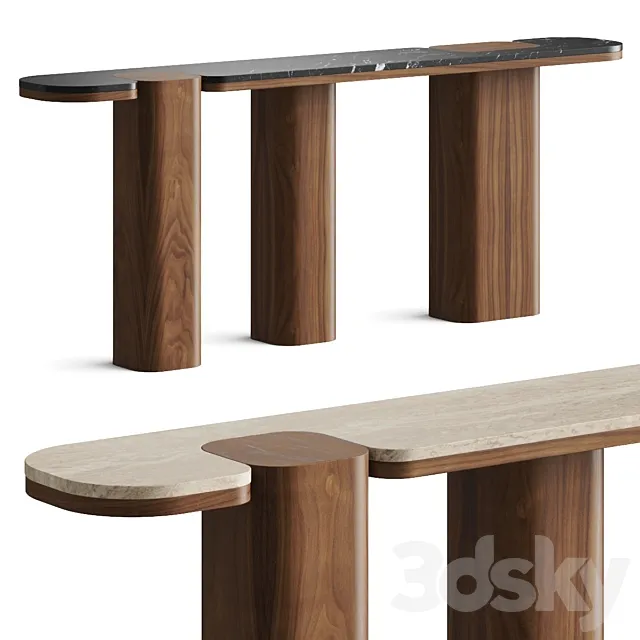 Carpanese Home Erice C Console Table 3DModel