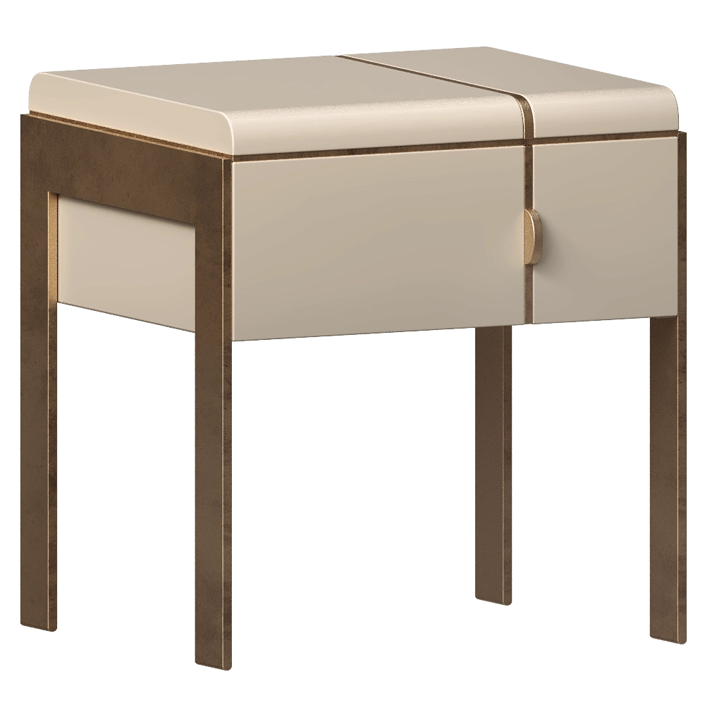 Carpanese home - Nightstand Althea N 3D Model