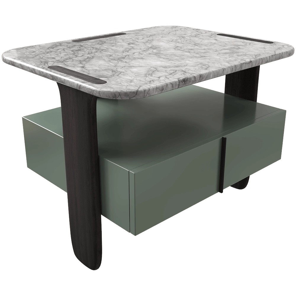 Carpanese home - Nightstand Trio N 3D Model