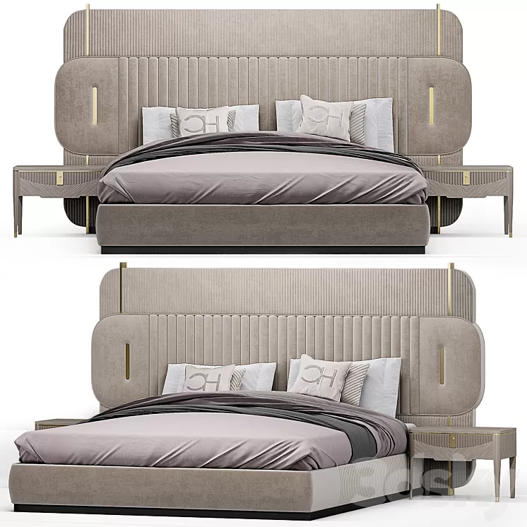 Carpanese Home PAPILLON BED 3D Model