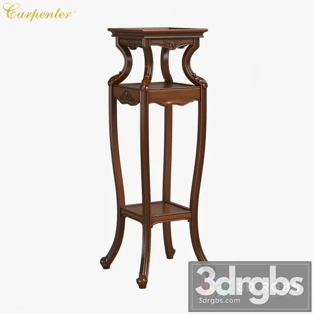 Carpenter High Flower Stand 3D Model Free
