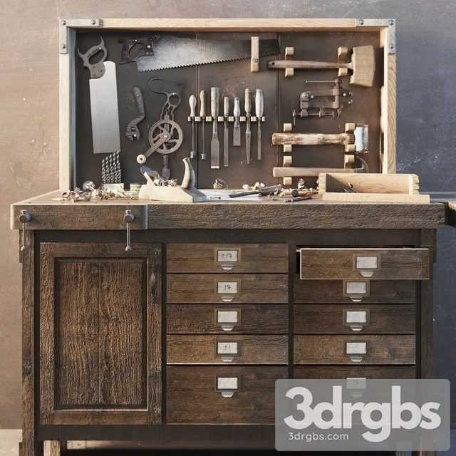 Carpenter Room 3D Model Free