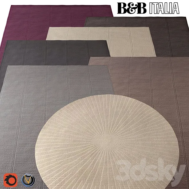 Carpet B & B Italia (Cratis) 2000х3000 (7 colors) 3D Model