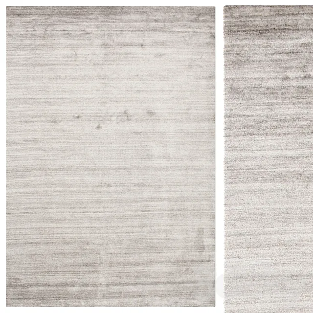 carpet Bamboo silk Loom – Warm Gray 3DModel