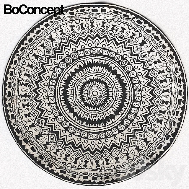 Carpet BoConcept Ethno Chic Rug 3D Model