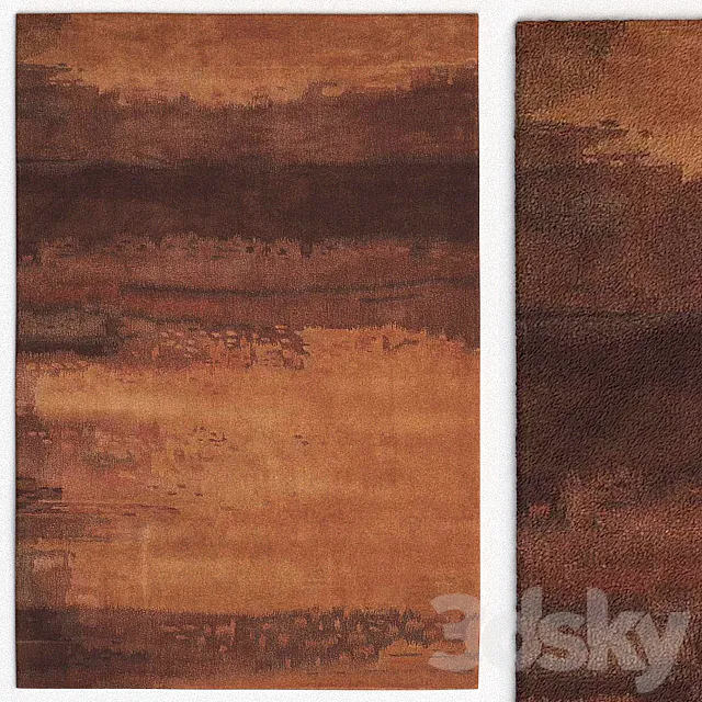 Carpet Calvin Klein Home Luster Wash SW09 COP Rug 3D Model