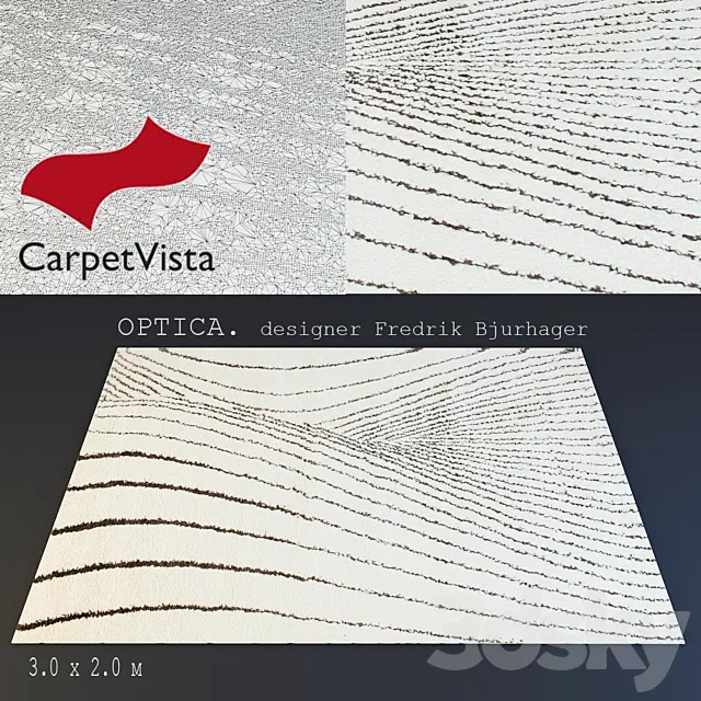 Carpet Carpet Vista Optica 3D Model