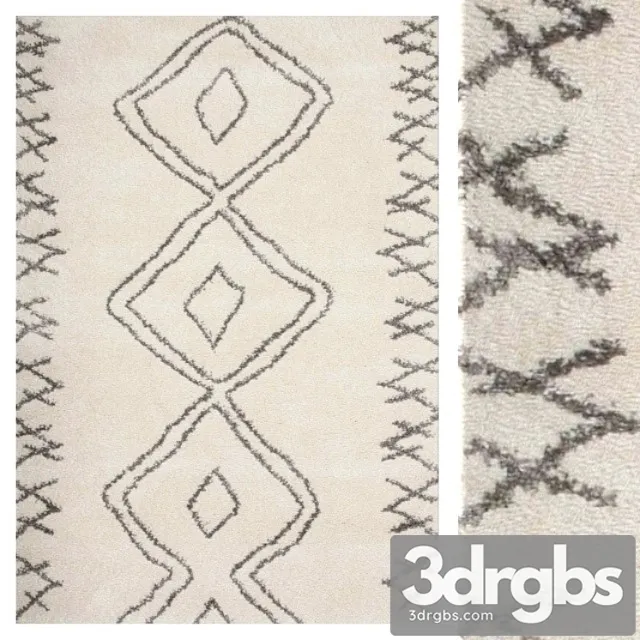 Carpet carpetvista berber shaggy massin cvd13398 3D Model Free