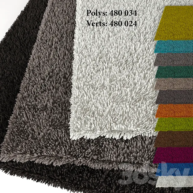 Carpet Collie Maui 3D Model