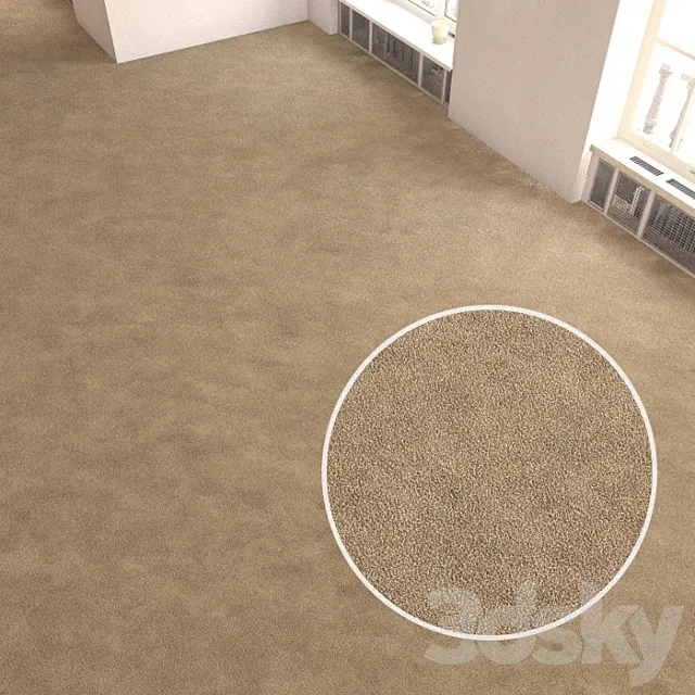 Carpet covering 256 3D Model