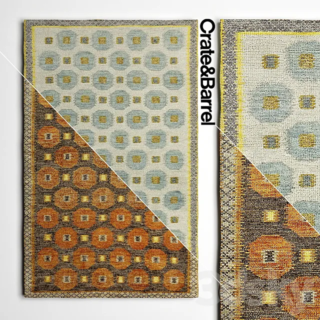 Carpet Crate and Barrel Series Alvy 3D Model