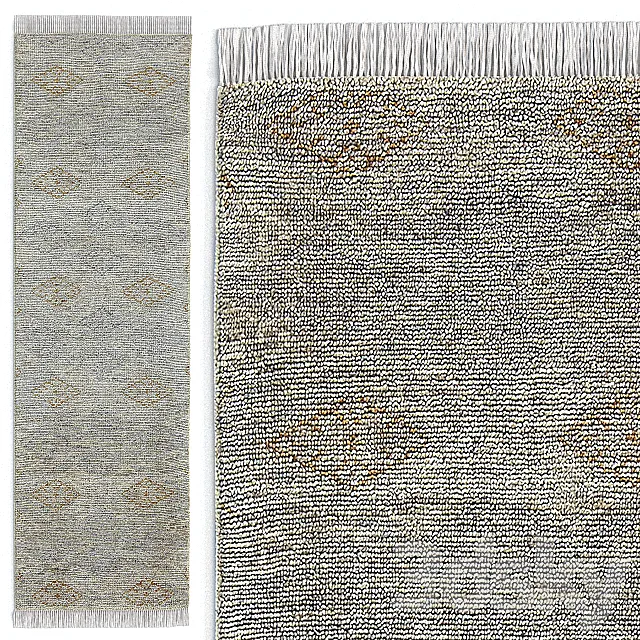 Carpet Crate & Barrel Romina Runner Rug 3DModel