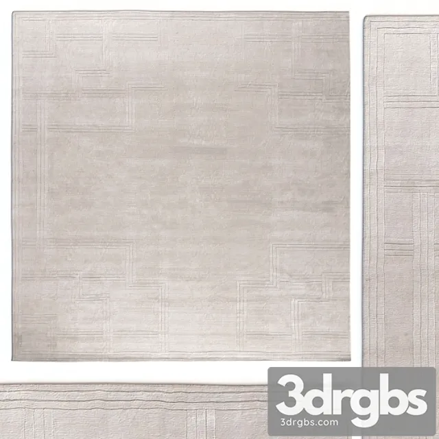 Carpet DorisLeslie Blau Oversized Contemporary Rug 3D Model Free