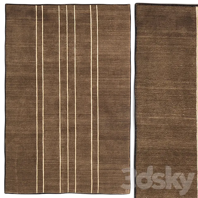 Carpet DorisLeslieBlau Contemporary Tibetian rug by Parkin Saunders 3D Model