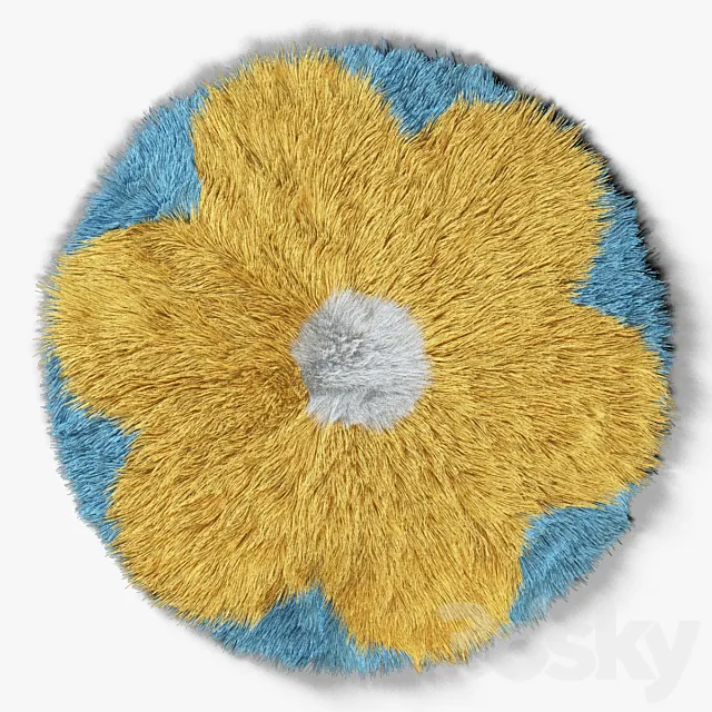 Carpet Flower children 3D Model