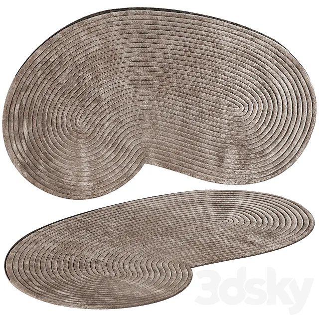 Carpet FORMA BEAN 3D Model