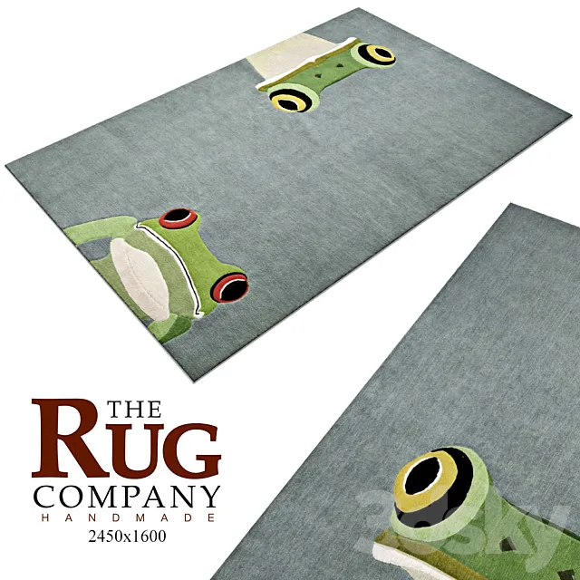 Carpet-frog-rug_45 3D Model