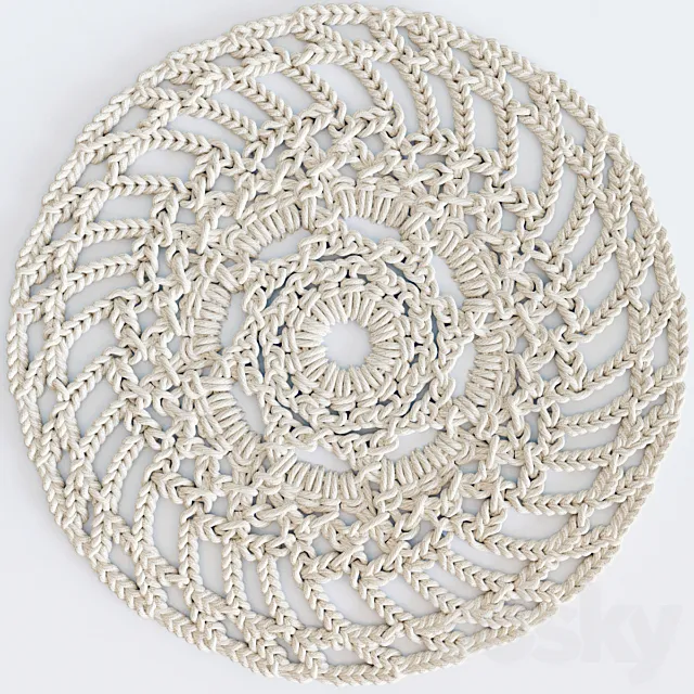 Carpet hand made 2 3DModel