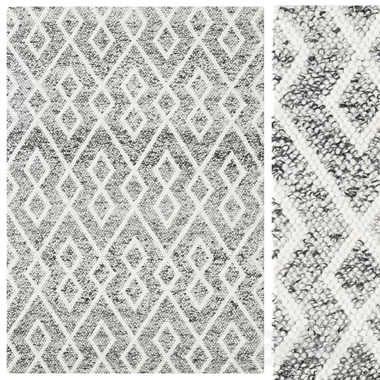 Carpet Hudson - Melange Black 3D Model