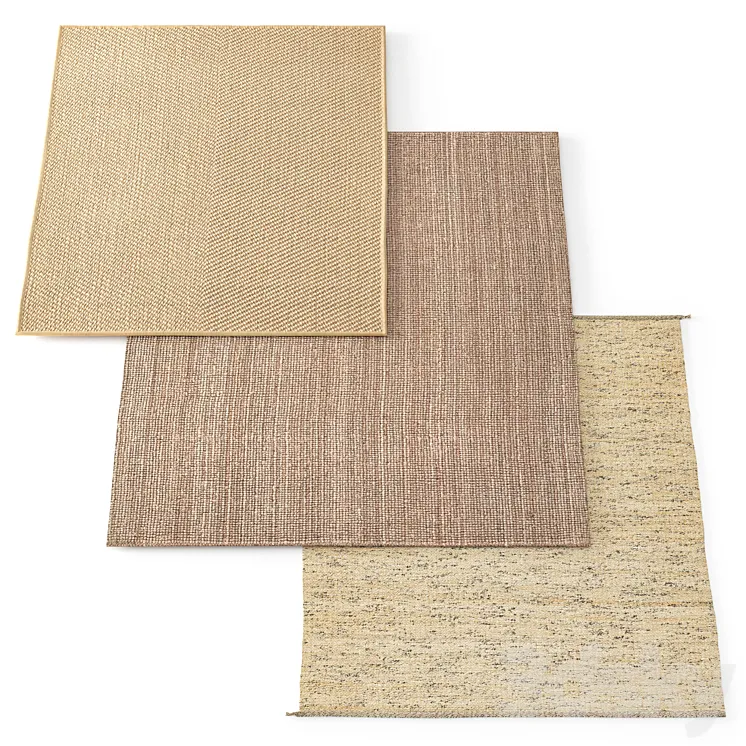 Carpet IKEA set 02 3D Model Free