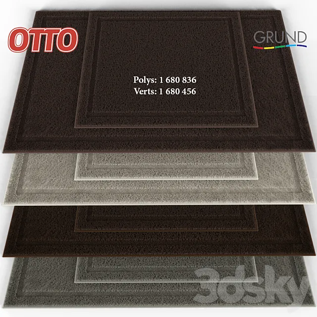 Carpet in the bathroom DANTE 3DModel