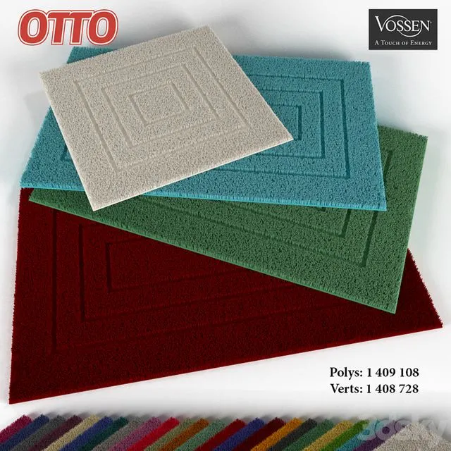 Carpet in the bathroom FEELING 3D Model