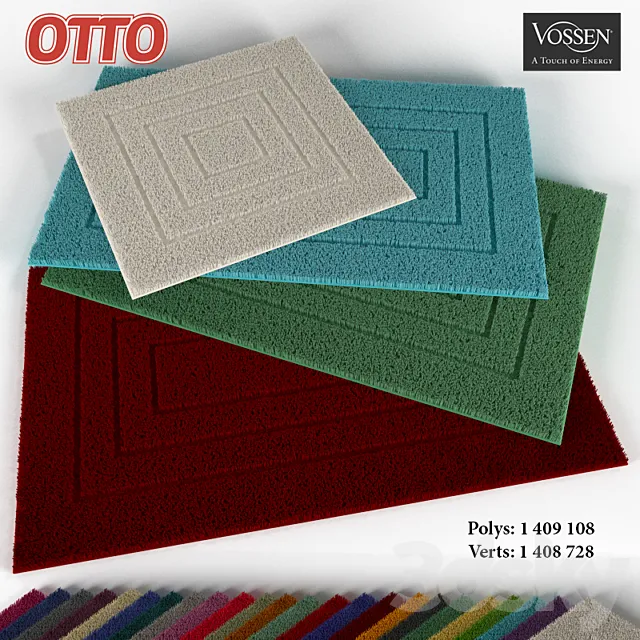 Carpet in the bathroom FEELING 3D Model