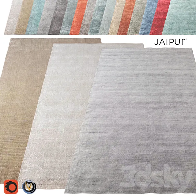 Carpet Jaipur (Konstrukt) 1500h2400 (16 colors) 3D Model